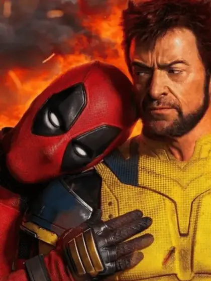 Arte ilustrativa de filme de super-heróis