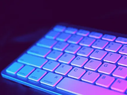 Computador e teclado
